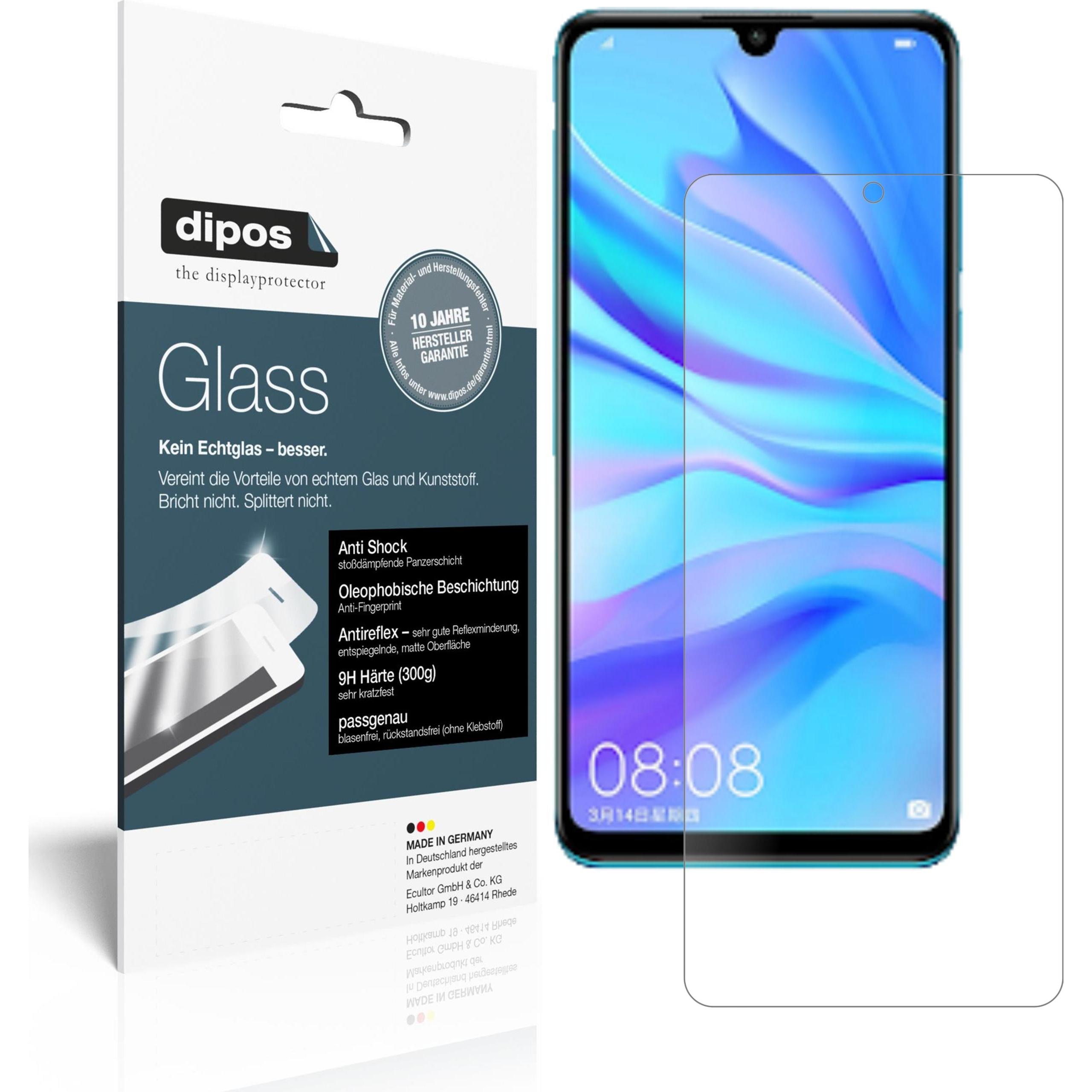 Dipos Displayschutz Anti-Shock (2 Stück, Huawei Nova 4e), Smartphone Schutzfolie, Transparent