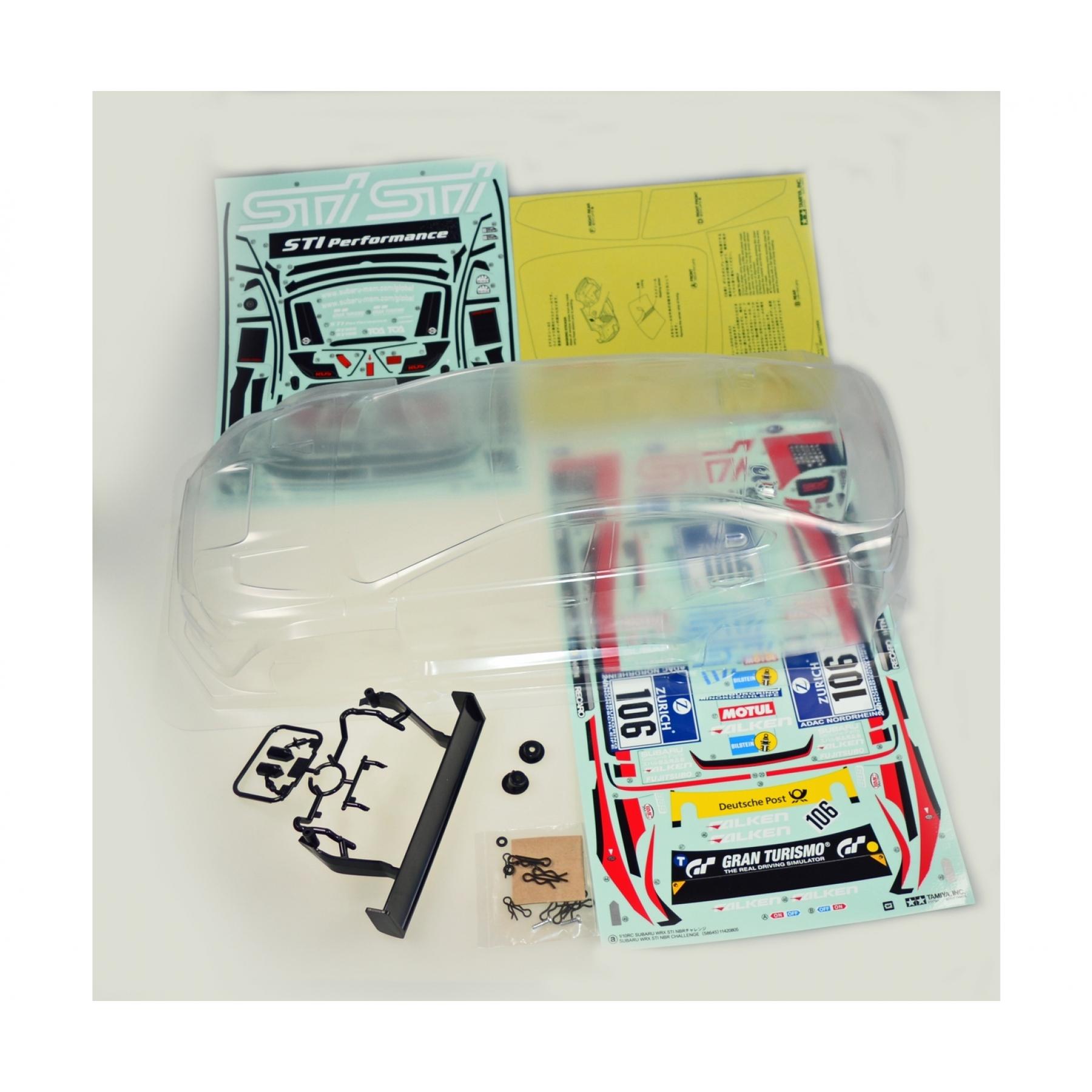 Tamiya Subaru WRX STi NBR Chall. Body Parts Set (TAM 51593)