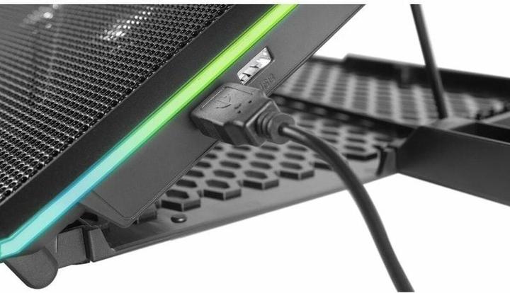 Actual product image Mars Gaming Support Ventilé Mnbc13 RGB 17max (Noir)