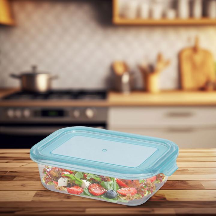 Immagine prodotto Excellent Houseware Barattolo per alimenti in vetro borosilicato, ciotola per alimenti, 630 ml (0.63 l)