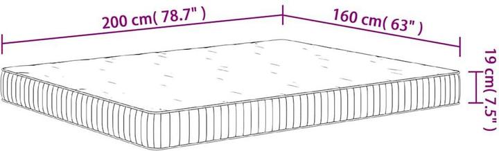 Actual product image vidaXL Jeronima (160 x 200 cm)