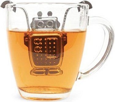 Actual product image Balvi Tea Infuser Robot Time