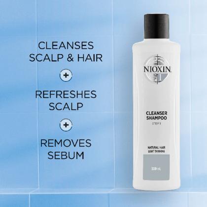 Produktbild Nioxin Cleanser Shampoo 1 (1000 ml, Flüssiges Shampoo)