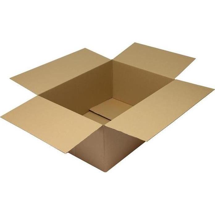 Transpak, Cartone + Scatola di spedizione, Cartone pieghevole a 1 parete dimensioni 790x590x350mm qualità 1.30 C marrone marrone (25 pz.)