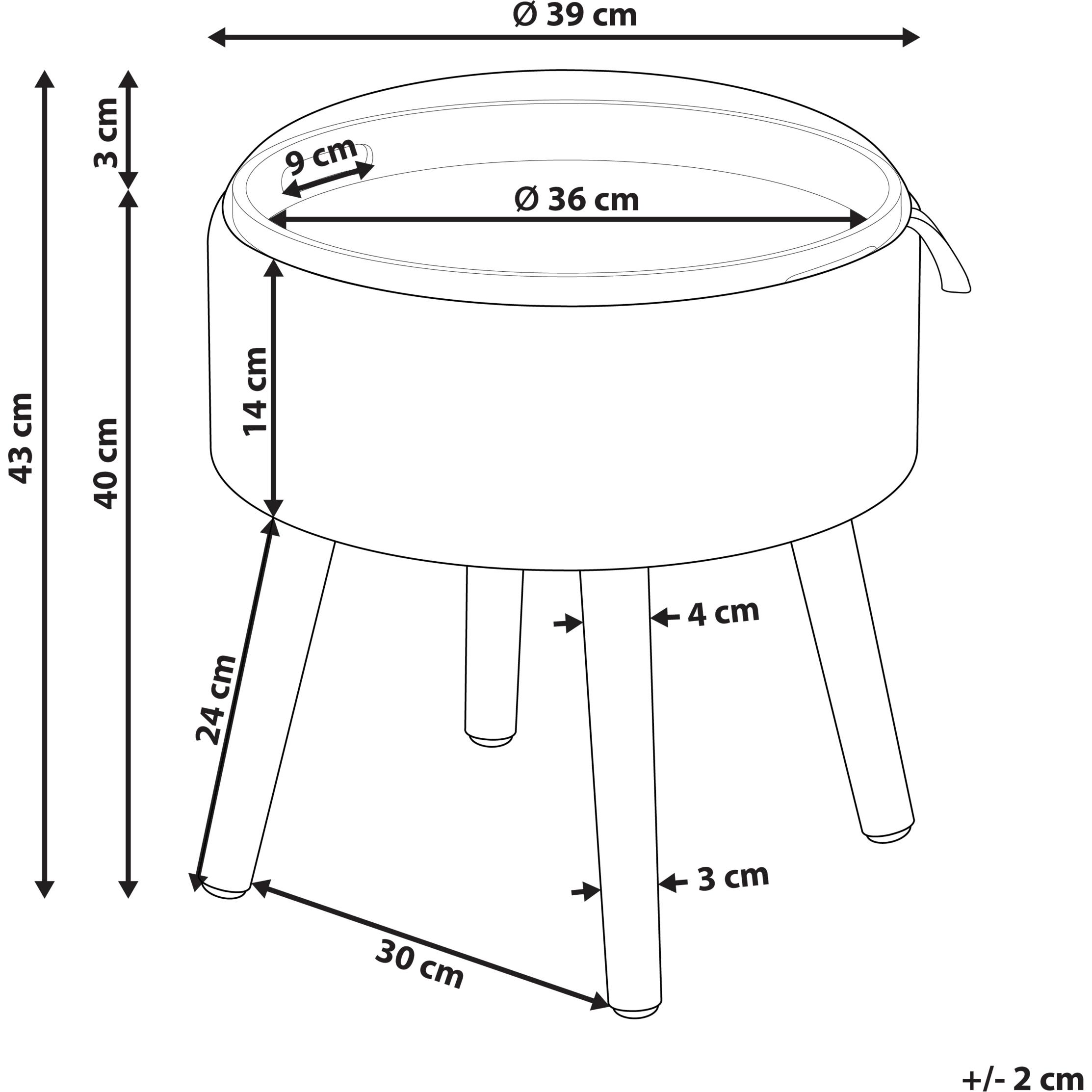 Thumbnail - Beliani, Hocker + Pouf, Neely