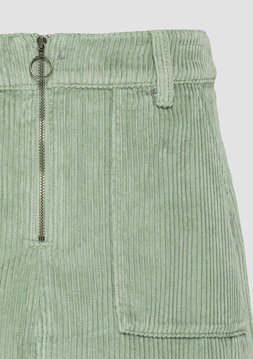 Actual product image S.Oliver Rock Kurzer Cordrock mit Reissverschluss (36)