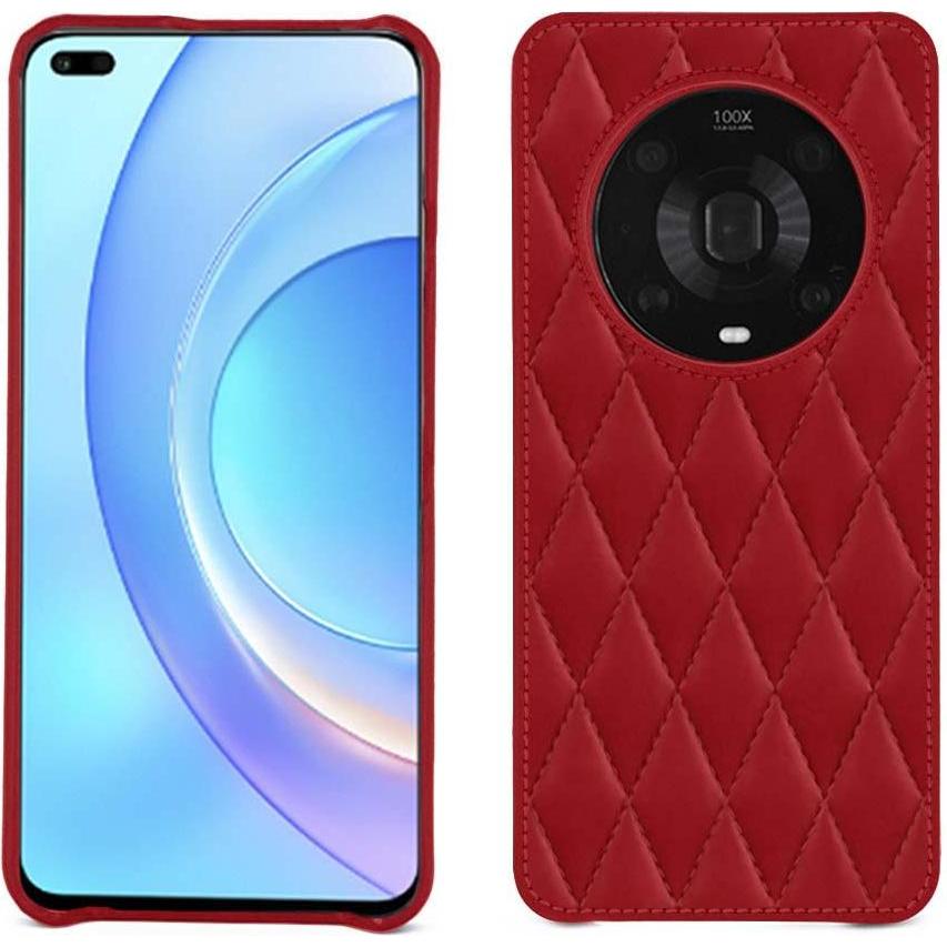 Noreve Lederschutzhülle (Honor Magic 4 Pro), Smartphone Hülle, Rot