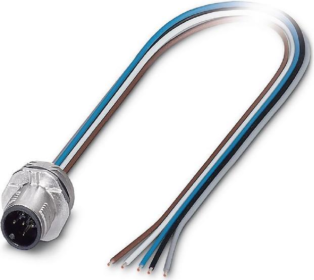 Produktbild Phoenix Contact Einbaustecker M12 5-polig mit 0,5m Kabel