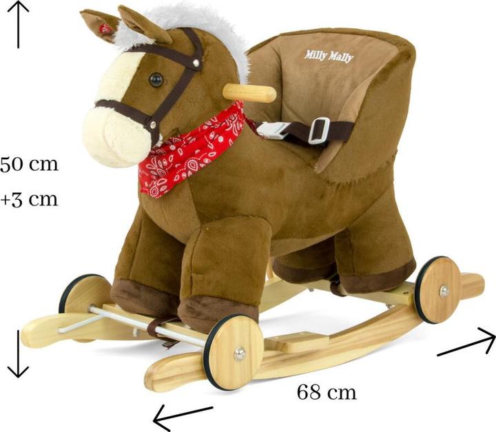 Produktbild Mally Schaukelpferd Polly dunkelbraun