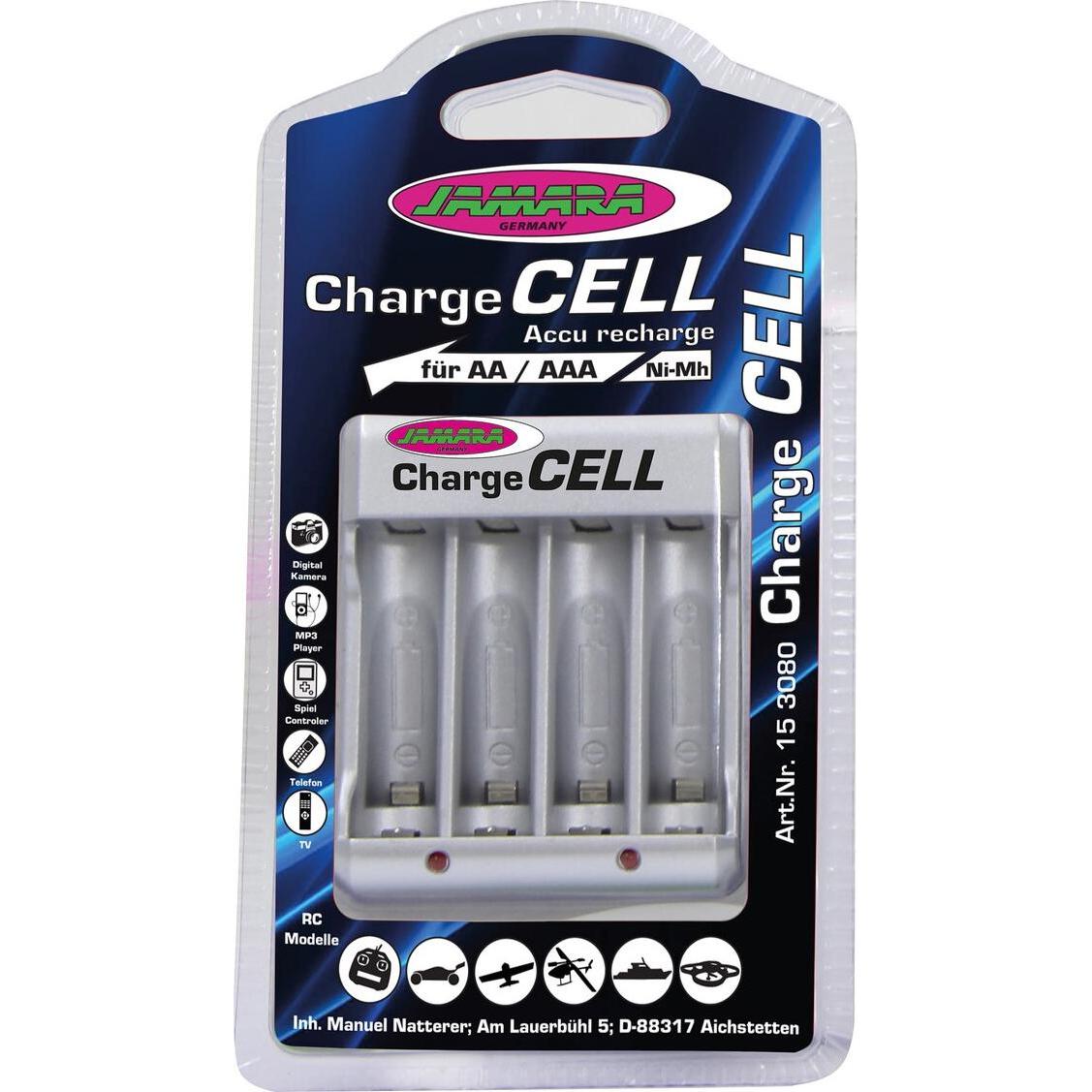 Thumbnail - Jamara Ladegerät Charge Cell AA -AAA NiMh-NiCd