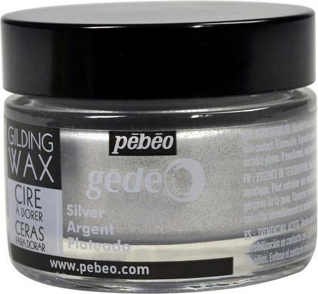 Pebeo Gédéo Cire à Dorer Argent (Argent, 30 ml)