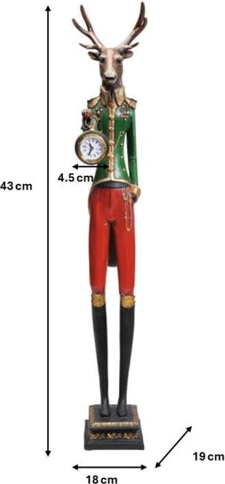 Kare Design Tischuhr Gentleman Deer