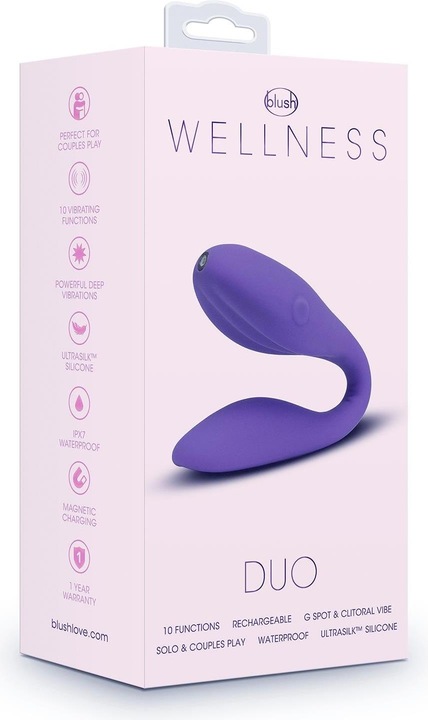 Actual product image Wellness Duo Vibrator - Purple