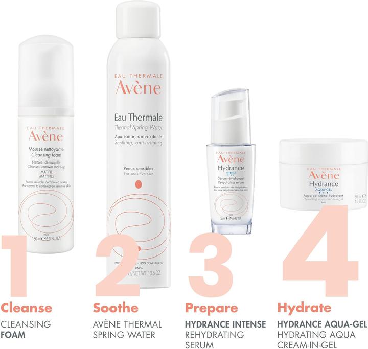 Actual product image Avène Hydrance Moisturising Aqua Gel Cream (50 ml, Face gel)