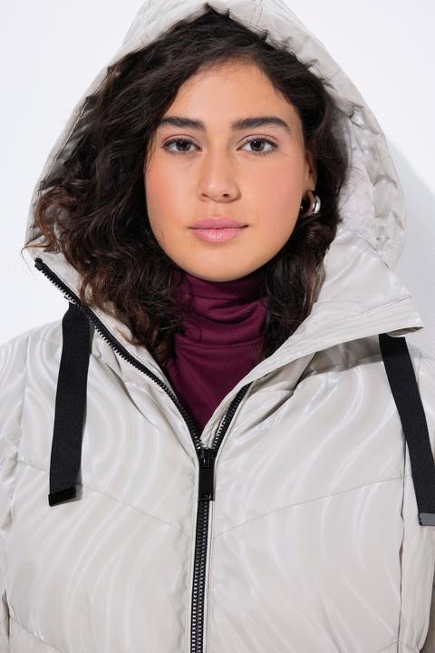 Actual product image Ulla Popken HYPRAR Wave Quilted Water-Repellent Jacket (62)