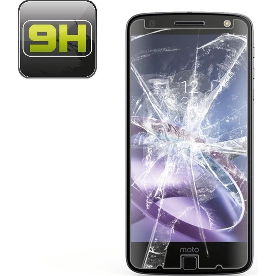 Protectorking 2x echtes Tempered 9H Panzerhartglas 3D KLAR (2 Stück, Motorola Moto Z), Smartphone Schutzfolie, Transpare...