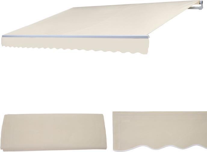 Actual product image Swisshandel24 Replacement cover for awning HWC-E31, folding arm awning replacement cover sun protection, 3x2,5m (3 m)