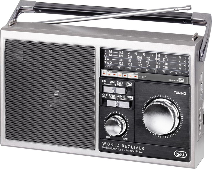 Actual product image Trevi Portable Multiband Radio USB Micro Sd Aux-In Wireless MB 749 W (AM, FM)