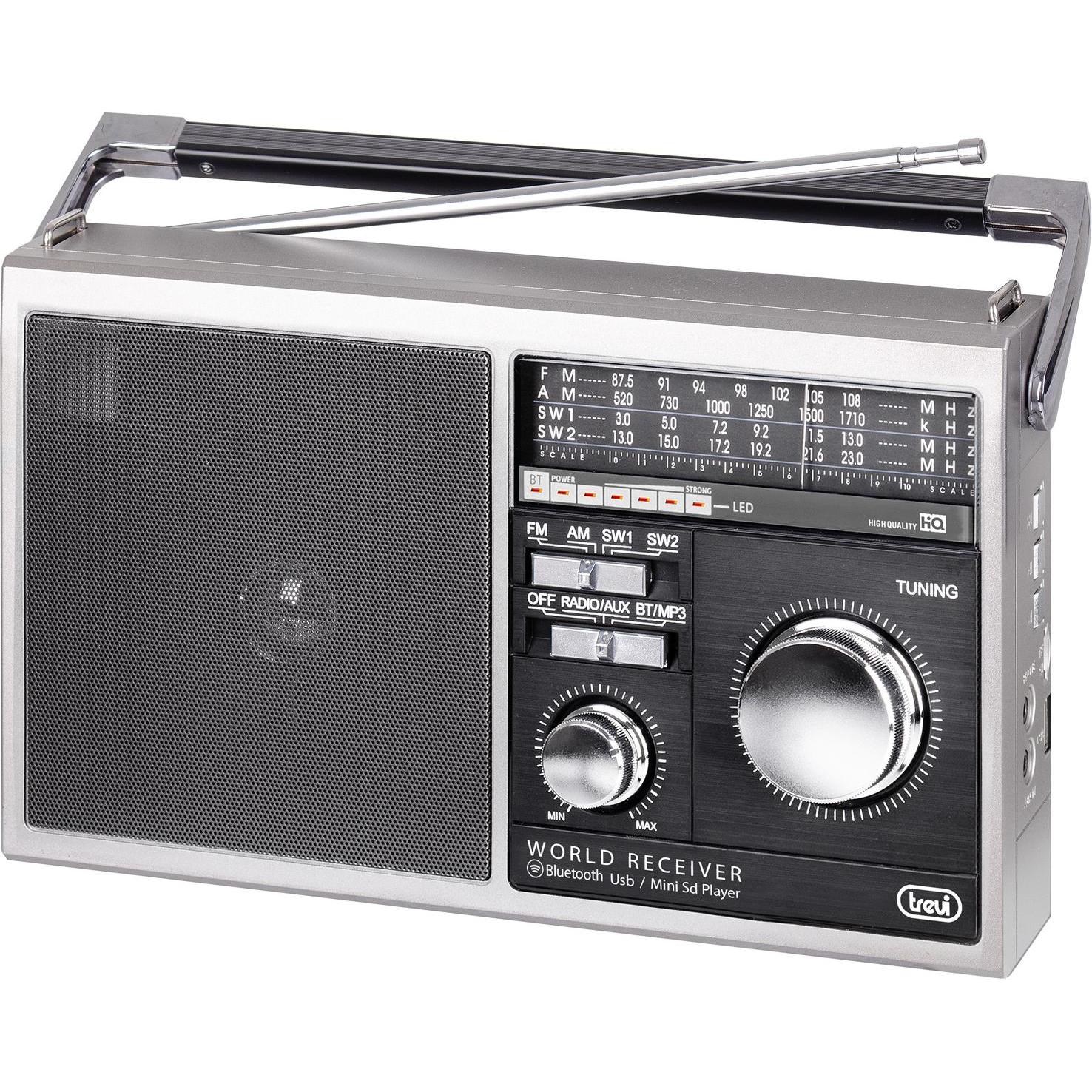 Trevi MB 749 W (AM, FM), Radio, Schwarz, Weiss