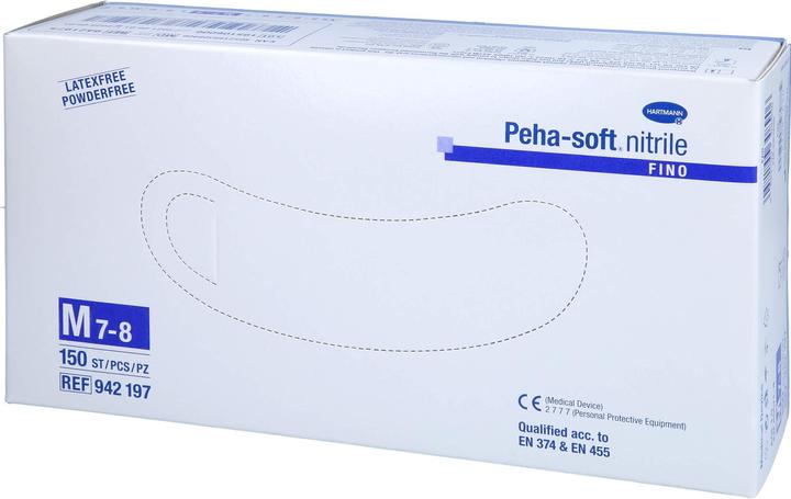 Actual product image Hartmann Peha-soft nitrile fino under hand, 150 pcs HAS (M)