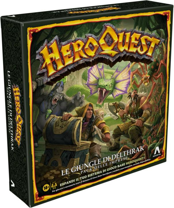 Produktbild Hasbro Avalon Hill, Heroquest, Le Giungle di Delthrak (Italienisch, 2 - 5 Spieler)