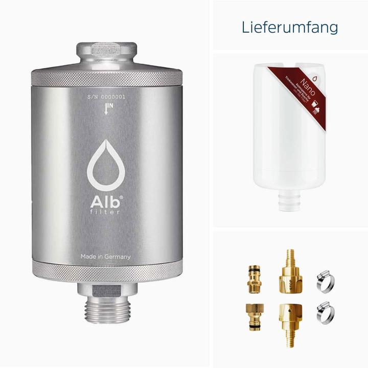 Actual product image Alb filter TRAVEL Nano Trinkwasserfilter - Keimsperre für den Festeinbau Edelstahl