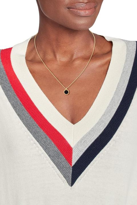 Image du produit Tommy Hilfiger Collier Iconic Circle (Onyx, 50 cm)
