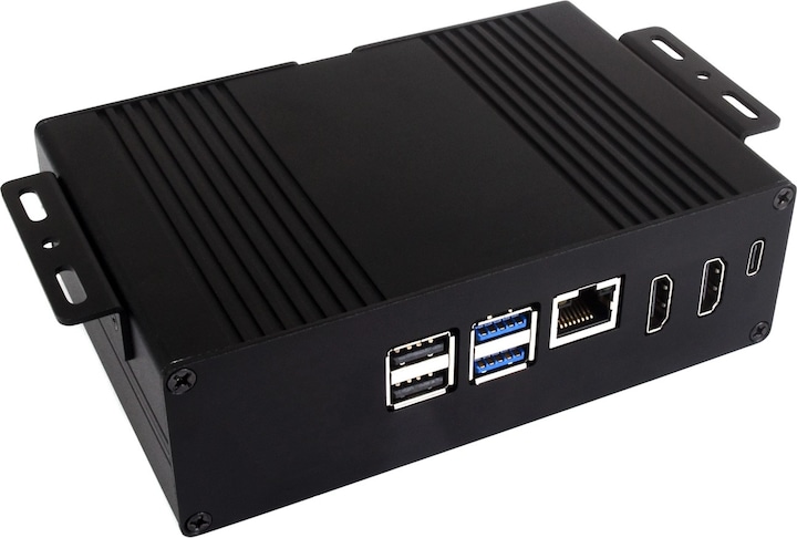 Actual product image WaveShare Aluminium multifunction case for Raspberry Pi 5