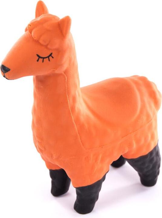 Martin Latex Lama Fluoriserend Oranje (Kauspielzeug Hund)