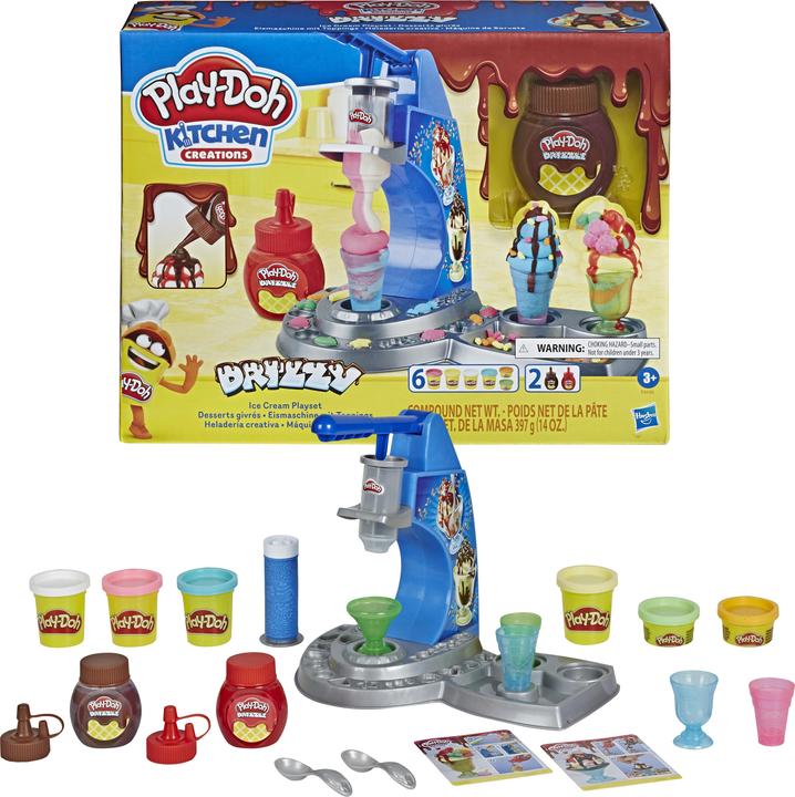 Produktbild Play-Doh Drizzy Eismaschine mit Toppings