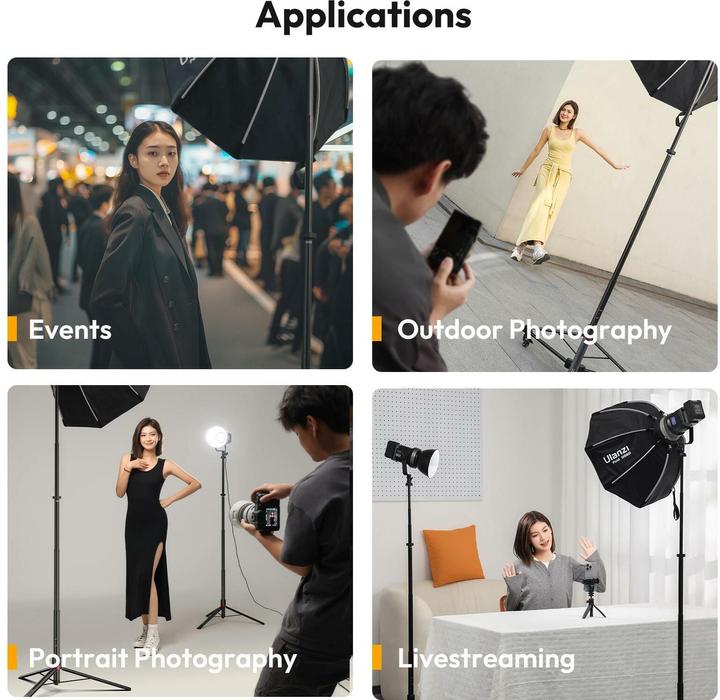 Immagine prodotto Ulanzi AT 05 2M Stativo luminoso pieghevole per impieghi gravosi