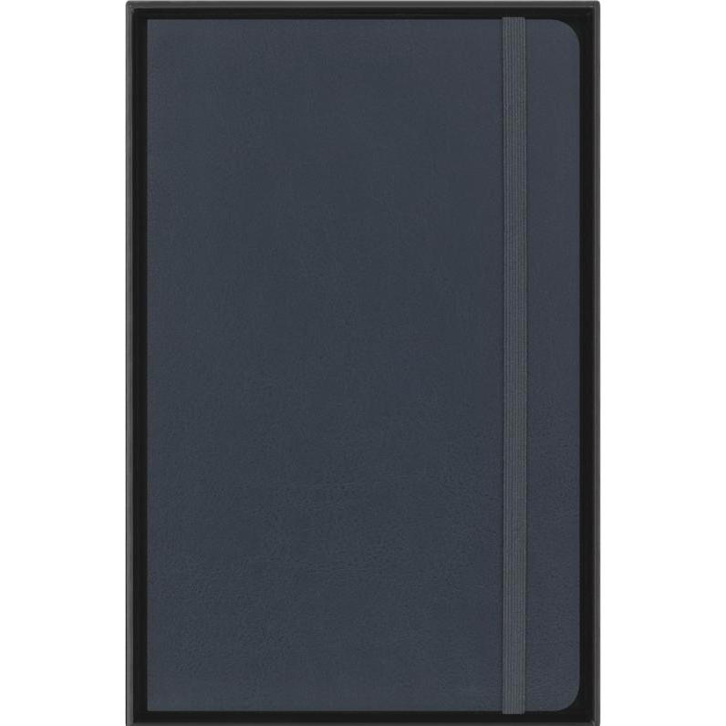 Thumbnail - Moleskine, Heft + Block, Vegea Capri Notizbuch, Large/A5, liniert, weicher Einband, schwarz, Petroleum (A5, Liniert, Wei...