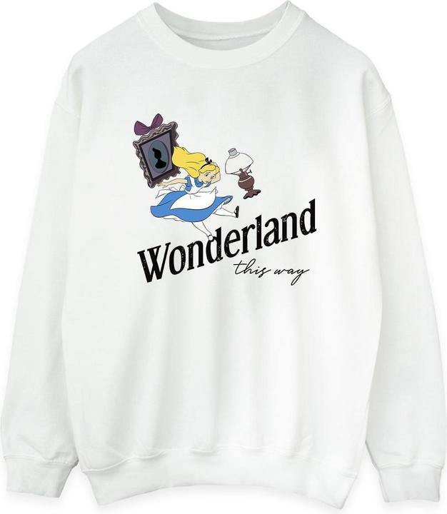 Image du produit Disney Femmes/Ladies Alice In Wonderland This Way Sweatshirt (L)