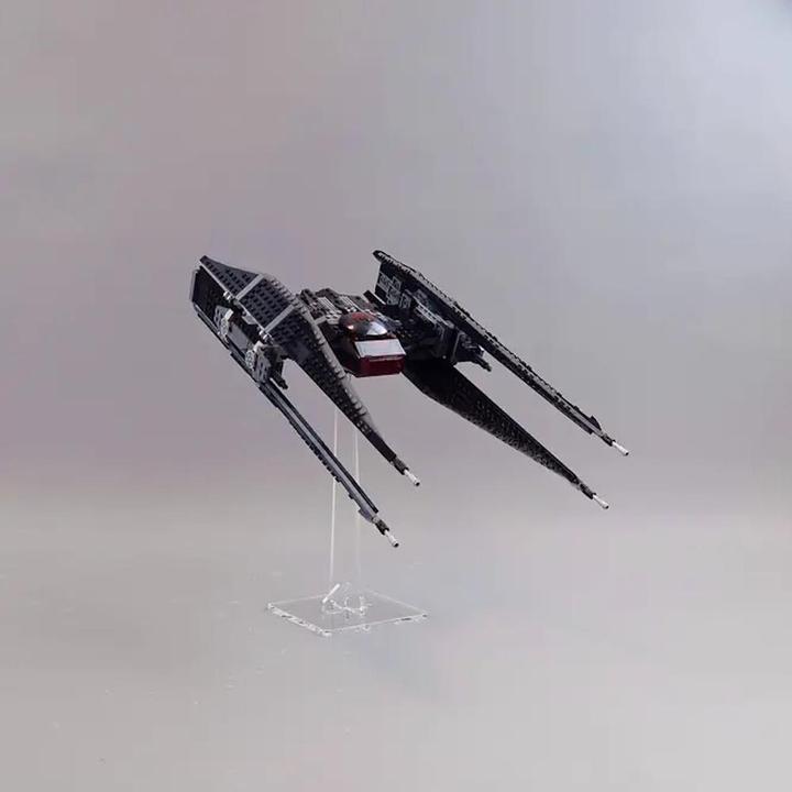 Actual product image iDisplayit Acrylic stand for LEGO® models (angled 24 cm high)