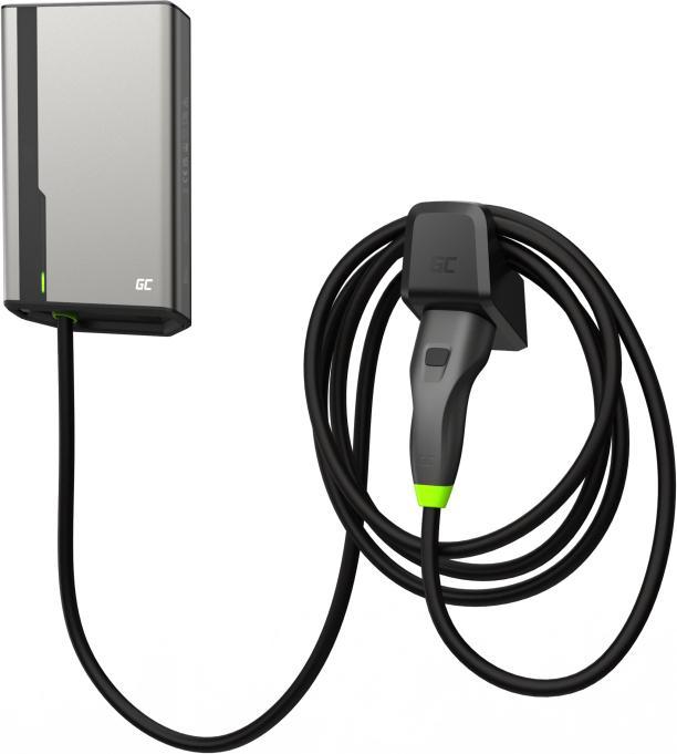 Produktbild GreenCell GC EVGC021B2250 - Wallbox, 3,6 - 22 KW, 5 m, NFC (Typ 2, 22 kW, 32 A)