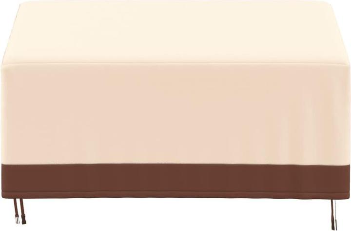 Actual product image vidaXL Cover for 3-seater bench Beige 159x84x56/81 cm 600D