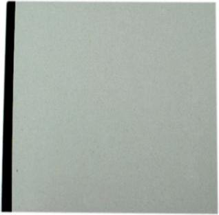 Actual product image Kunst&Papier Sketchbook gray cardboard bound (29 x 29 cm, Hardcover)