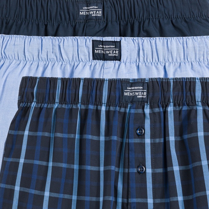 Image du produit La Redoute Collections Lot de 3 boxers en coton biologique (3XL, Lot de 3)