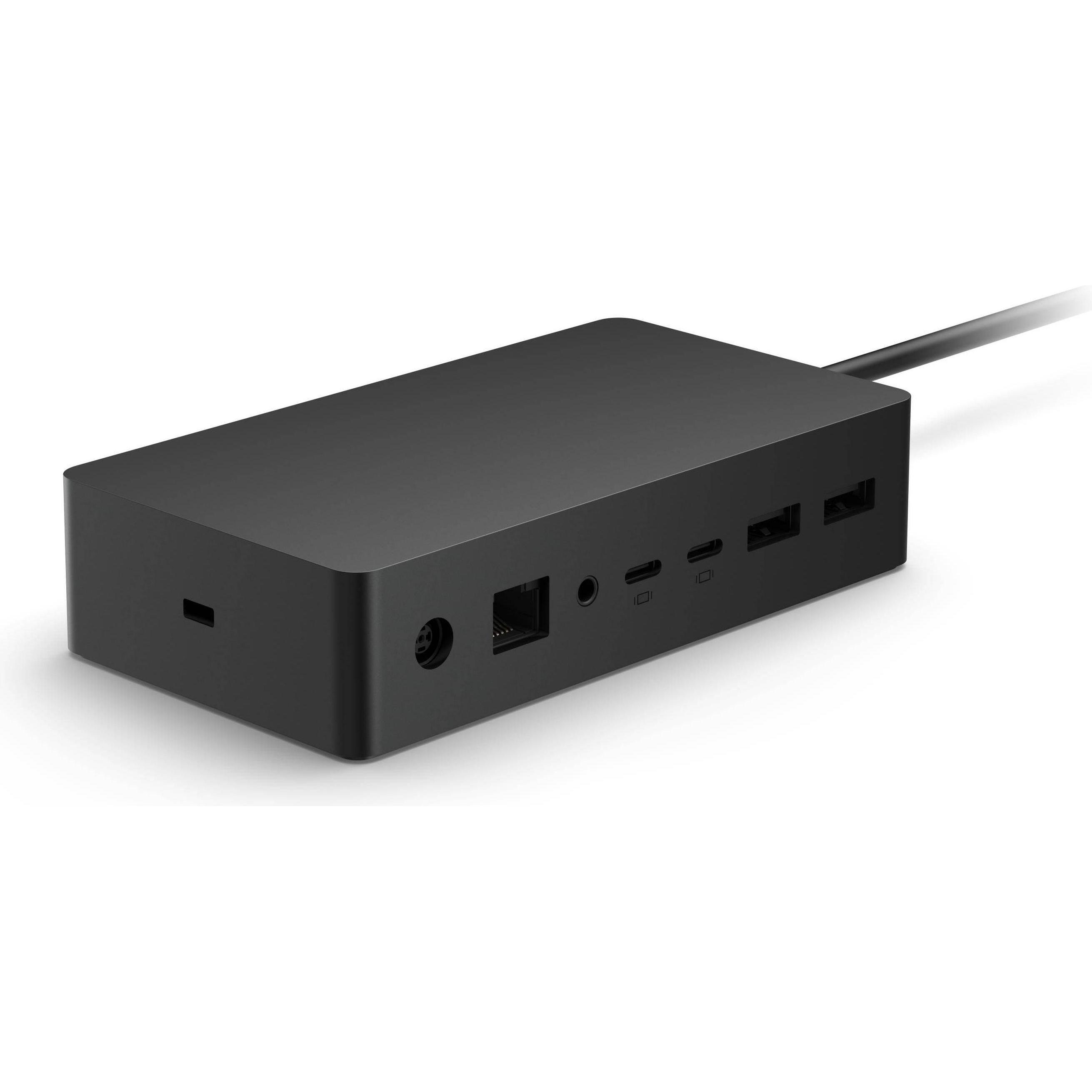 Microsoft Surface Dock 2 for business (Docking Port, 4 Ports), Dockingstation + USB Hub, Schwarz