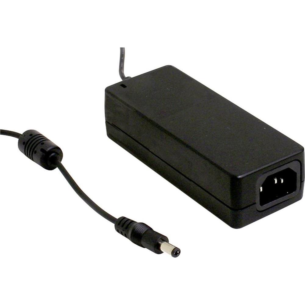 MeanWell Power Adapter Desk Top C14 48V ErP 60W (60 W), Notebook Netzteil