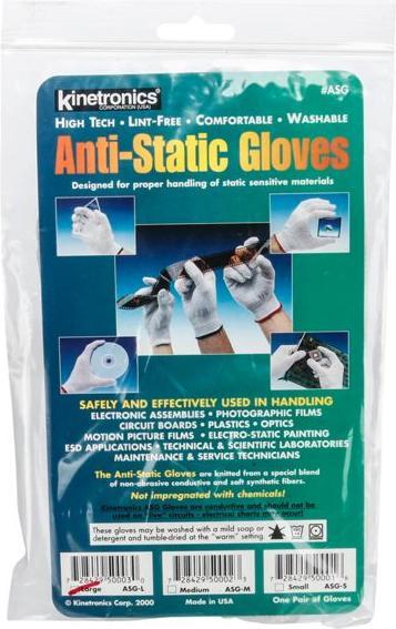 Image du produit Velleman Kinetronics ASG-L, gants antistatiques, Large (L)