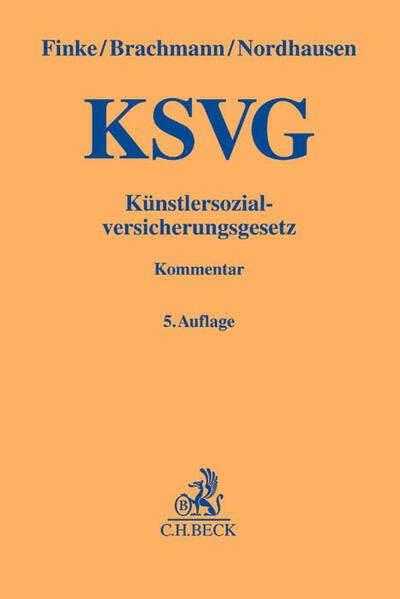 Produktbild Künstlersozialversicherungsgesetz (Deutsch, Hugo Finke, 2019)
