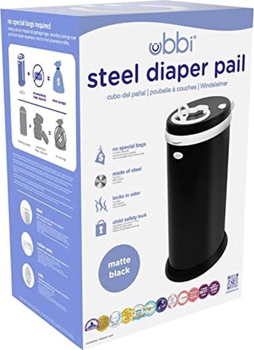 Actual product image Ubbi - vaipparoskis, matte black