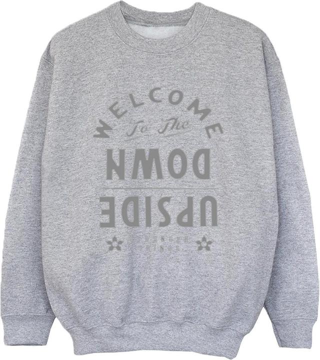 Actual product image Netflix Boys Stranger Things Welcome To Upside Down Sweatshirt (128)
