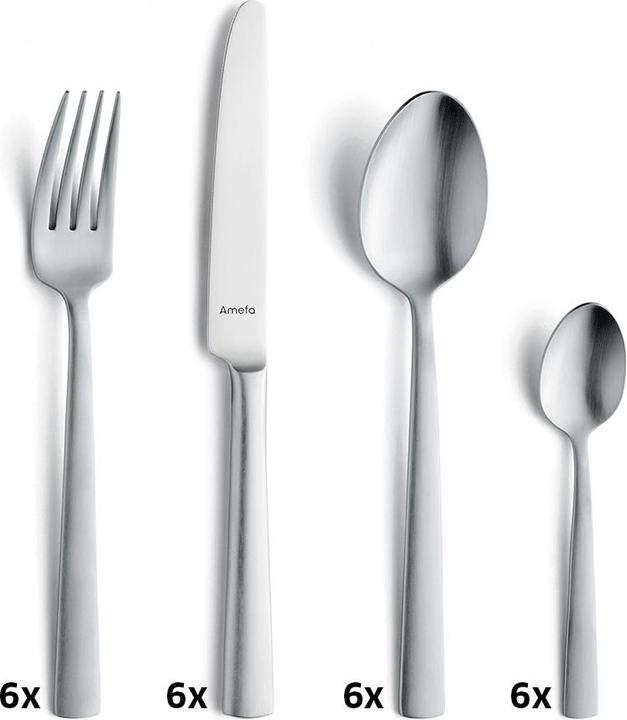 Image du produit Amefa VENTURA Besteckset 24-teilig (24 pièce(s), Set de couverts)