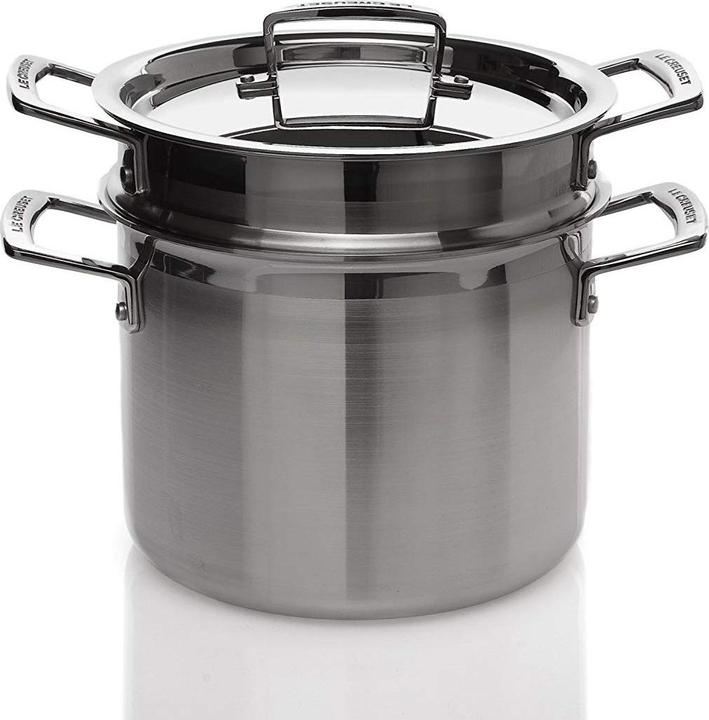 Produktbild Le Creuset Pastatopf mit Einsatz (Kochtopf, Aluminium, Edelstahl)