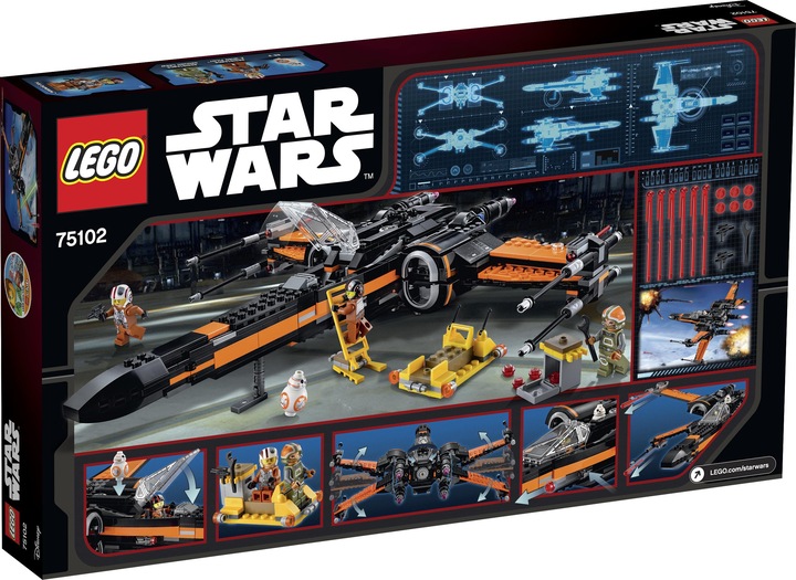 Produktbild LEGO Star Wars Poe's X-Wing Fighter (75102, LEGO Star Wars)
