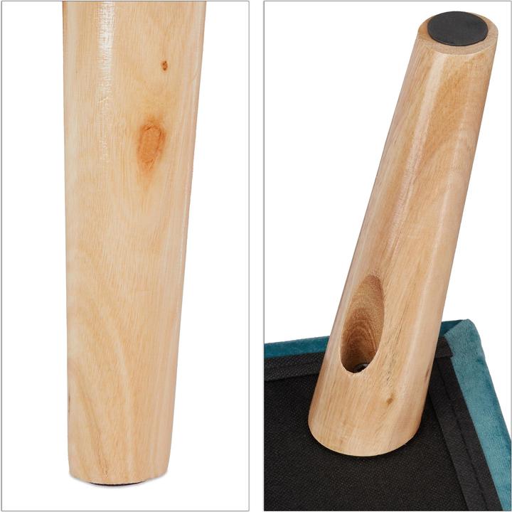 Image du produit Relaxdays Tabouret velours