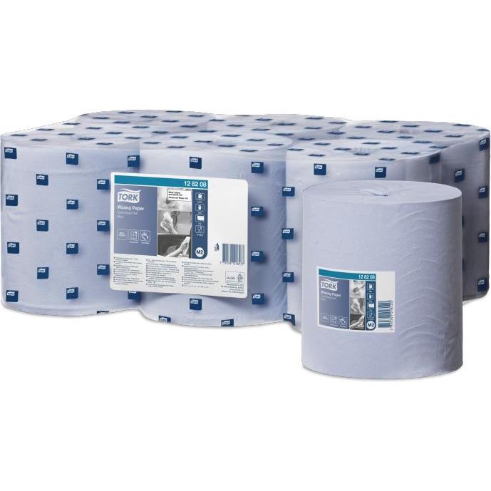 Tork Mehrzweck-Putzrolle, 1-lagig, blau, 320 m, Haushaltspapier, Blau