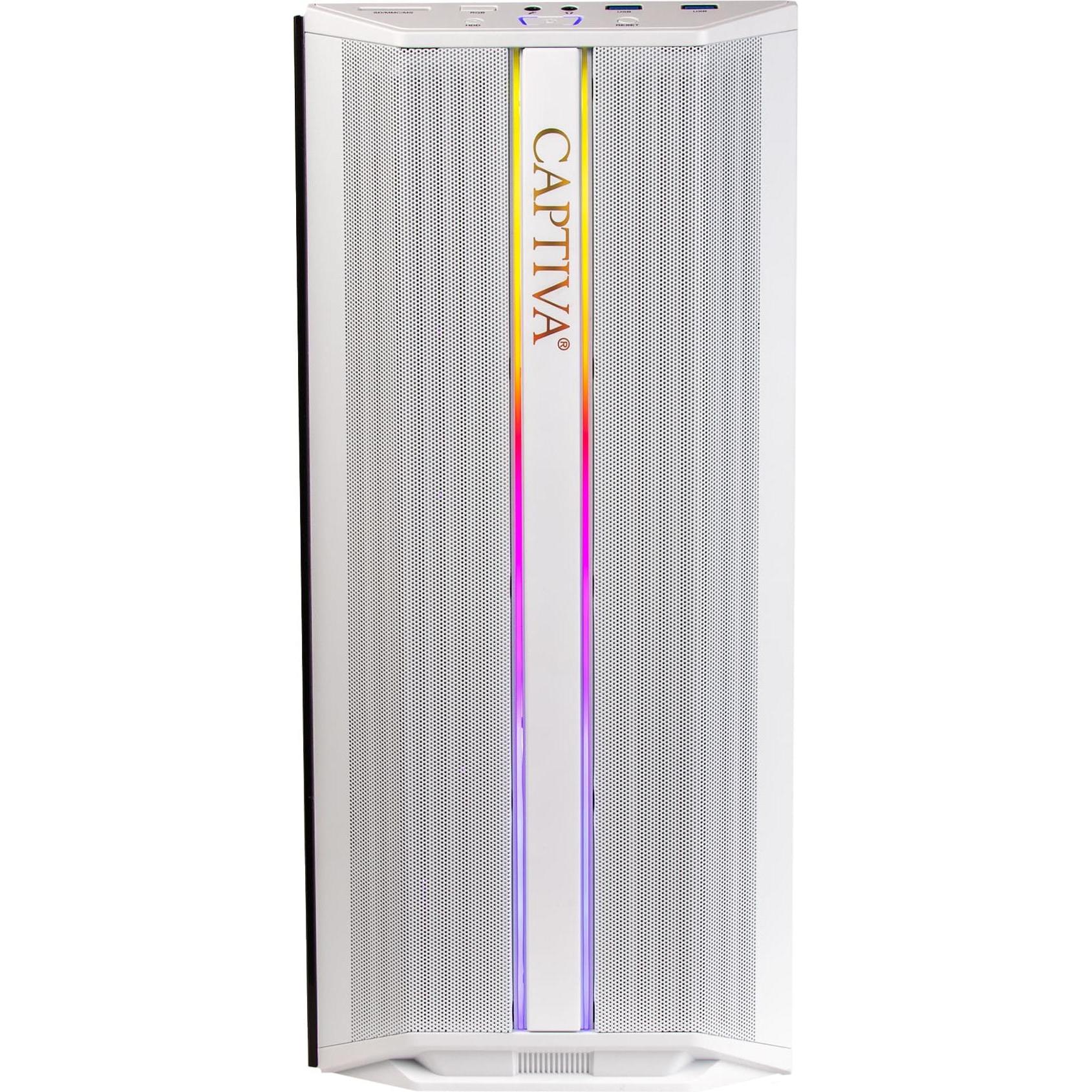 Captiva 95904 (1000 GB, 16 GB, AMD Ryzen 7 5700X, Radeon RX 9060 XT), PC, Bianco